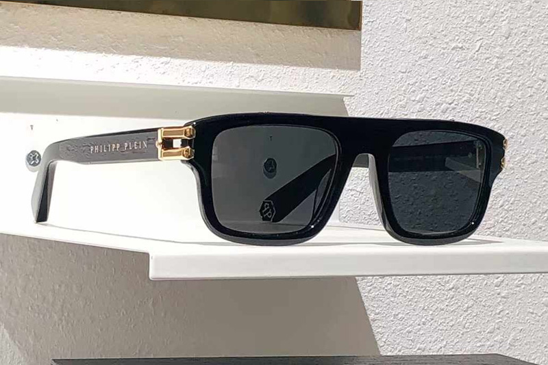 VPP021 Sunglasses Black Gold Gray