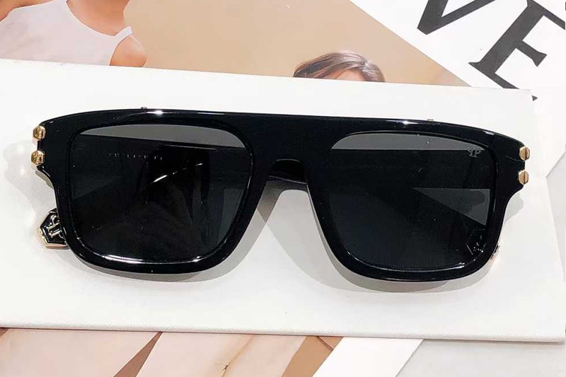 VPP021 Sunglasses Black Gold Gray