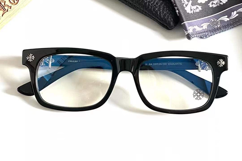 Vagilante Eyeglasses Black Silver