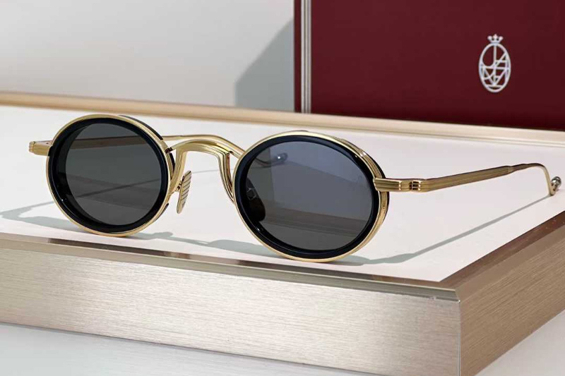 Varda Sunglasses Black Gold Gray
