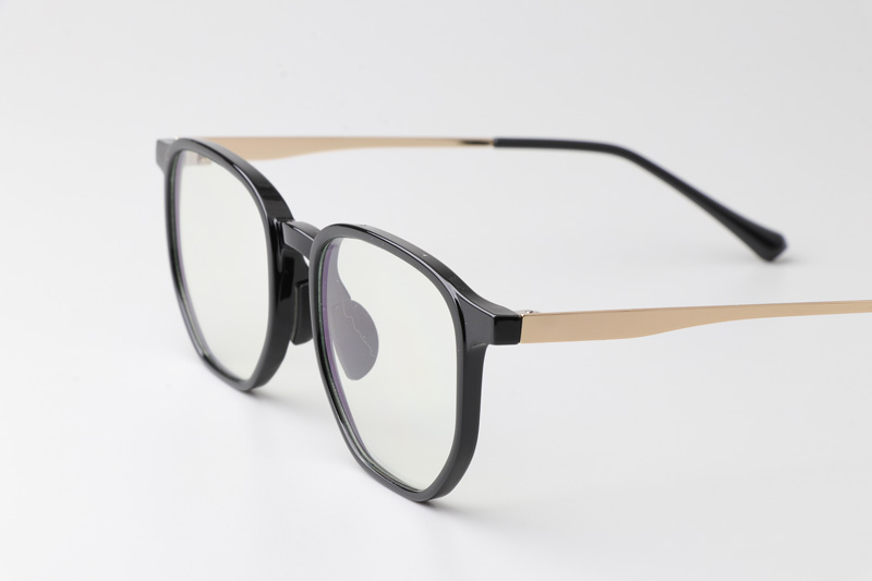 WT0222 Eyeglasses Black Gold