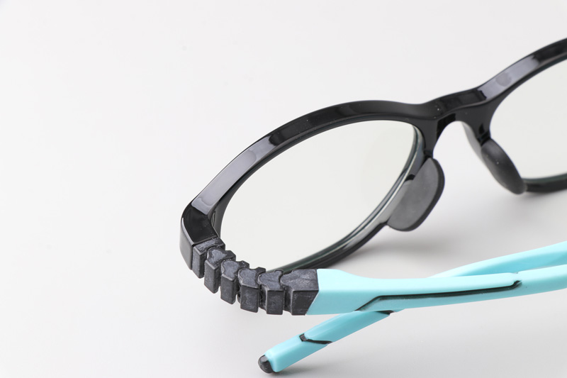 WT0820 Eyeglasses Black Blue