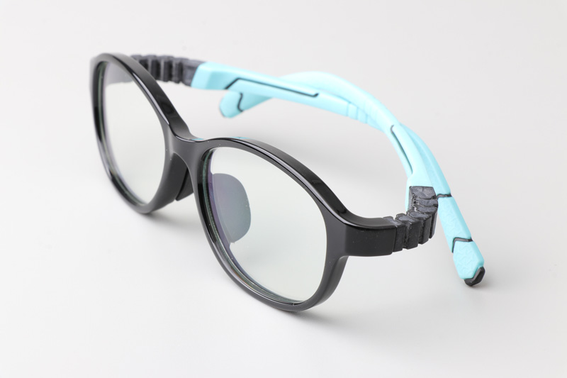WT0820 Eyeglasses Black Blue