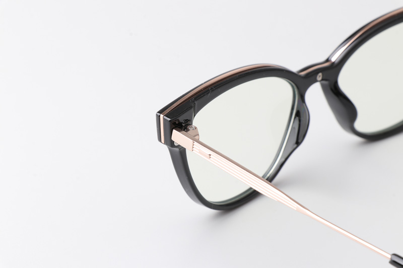 WT0836 Eyeglasses Black Gold