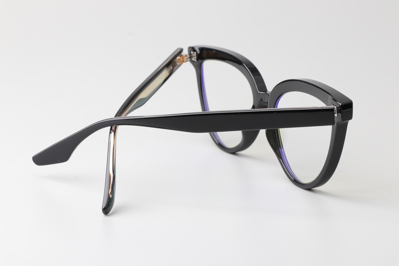 WT0905 Eyeglasses Black Gold