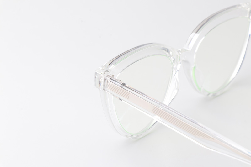 WT0905 Eyeglasses Transparent Silver