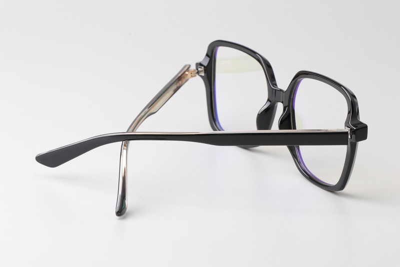 WT0907 Eyeglasses Black Gold