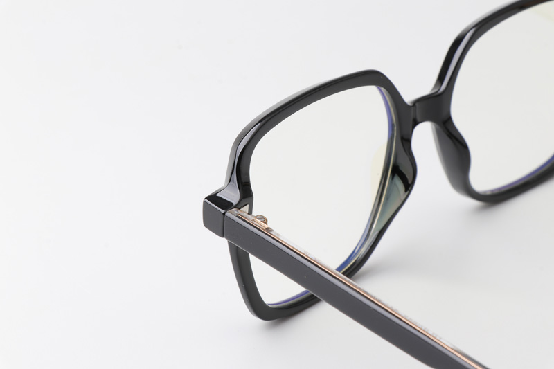 WT0907 Eyeglasses Black Gold