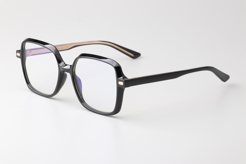 WT0907 Eyeglasses Black Gold