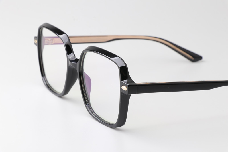 WT0907 Eyeglasses Black Gold