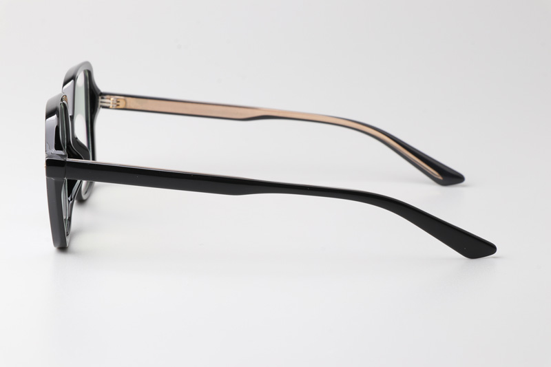 WT0907 Eyeglasses Black Gold