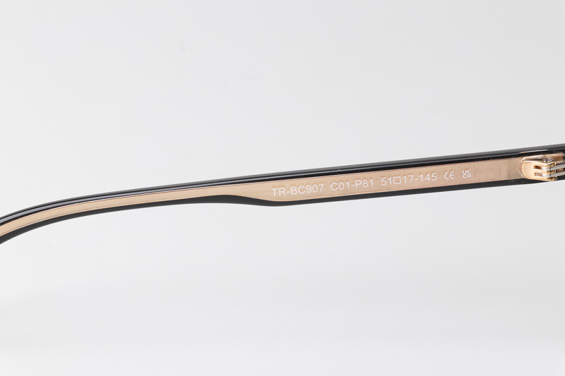 WT0907 Eyeglasses Black Gold