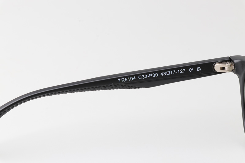 WT5104 Eyeglasses Matte Black