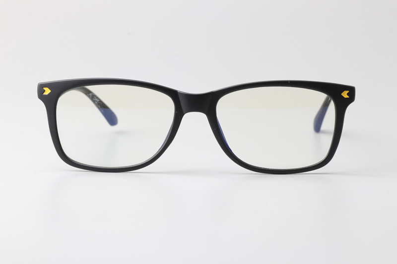 WT5107 Eyeglasses Matte Black Yellow