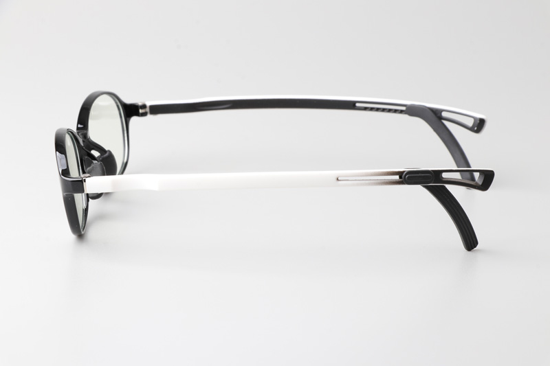 WT5110 Eyeglasses Black White