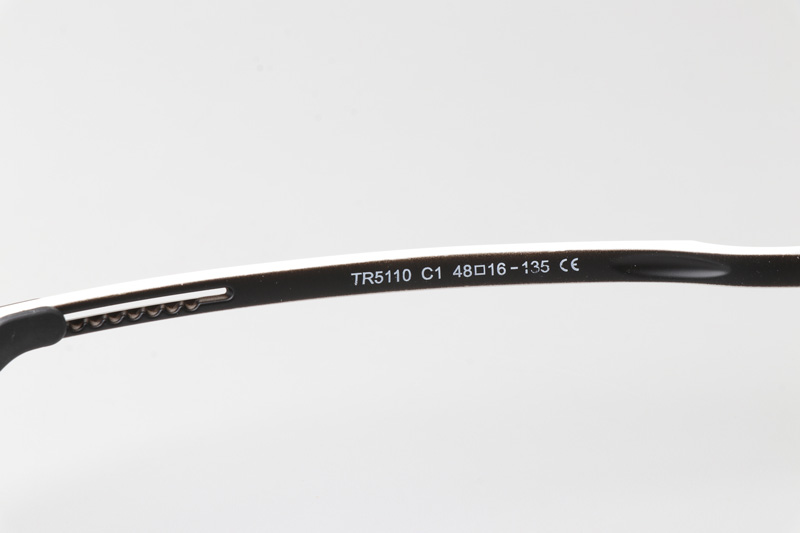 WT5110 Eyeglasses Black White