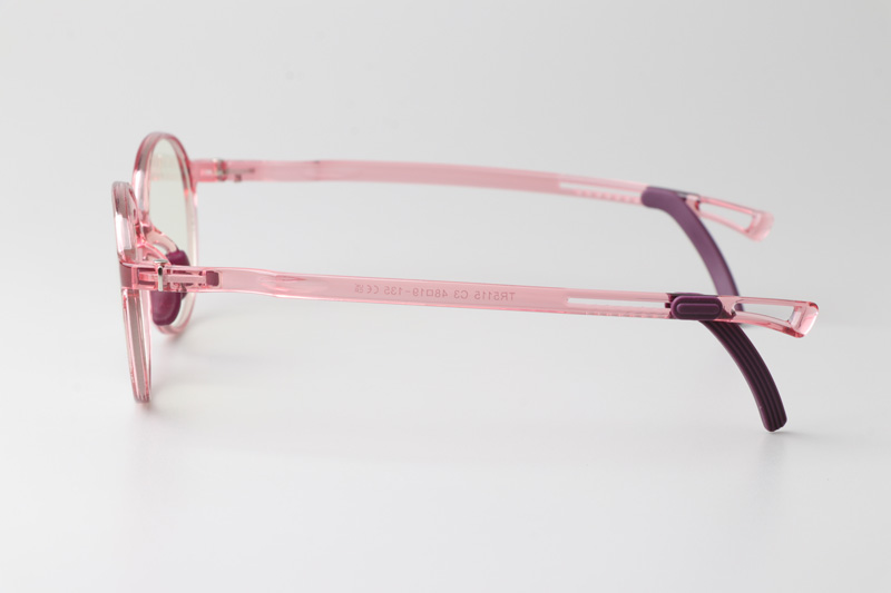 WT5115 Eyeglasses Purple Red