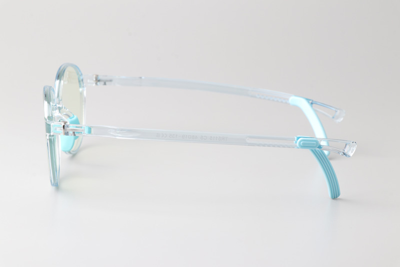 WT5115 Eyeglasses Transparent Blue