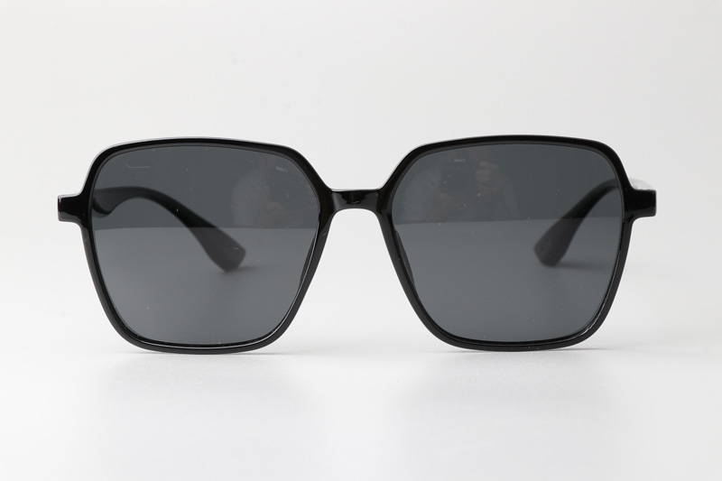 WT7601 Sunglasses Black Gray