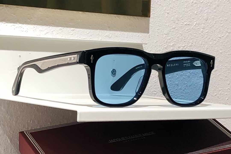 Wesley Sunglasses Black Blue