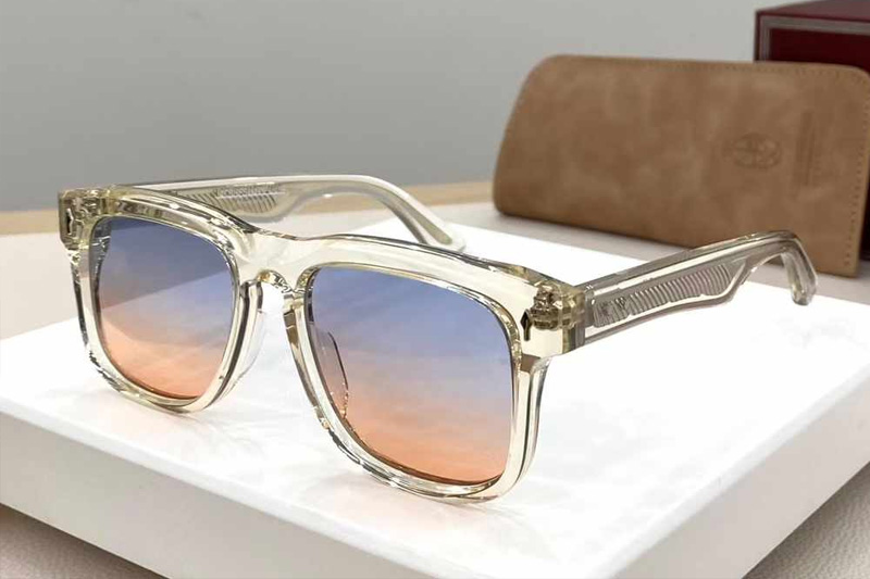 Wesley Sunglasses Transparent Gradient Pink