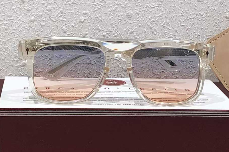 Wesley Sunglasses Transparent Gradient Pink