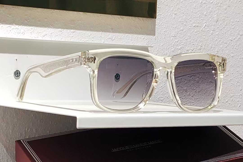 Wesleyi Sunglasses Transparent Gradient Gray