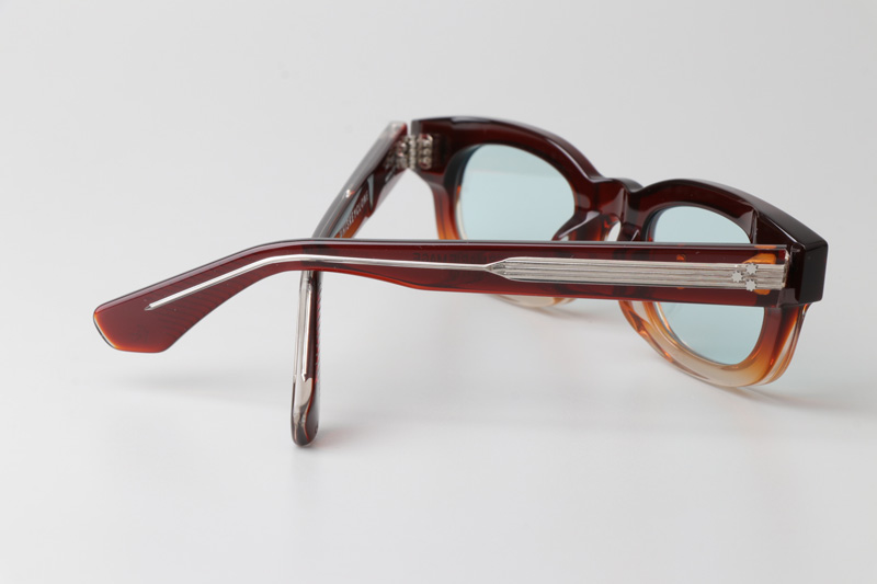 Whiskeyclone Sunglasses Red Transparent Blue