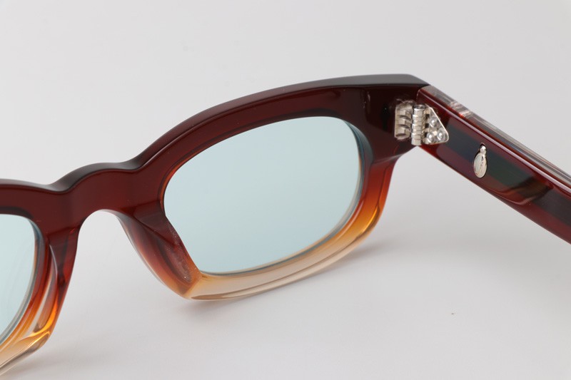 Whiskeyclone Sunglasses Red Transparent Blue