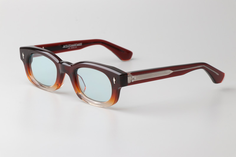 Whiskeyclone Sunglasses Red Transparent Blue