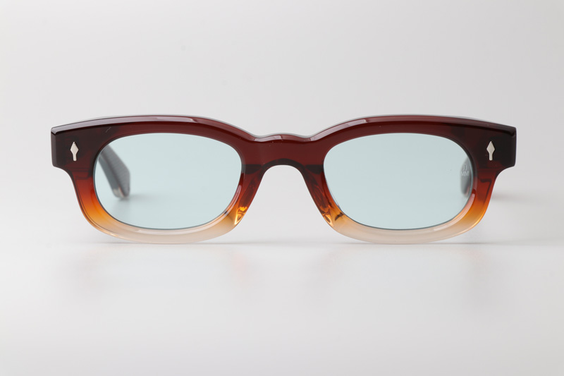 Whiskeyclone Sunglasses Red Transparent Blue