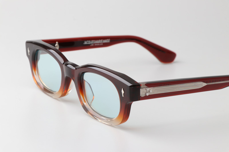 Whiskeyclone Sunglasses Red Transparent Blue