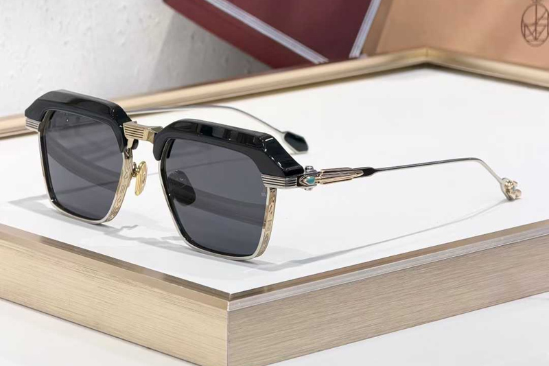 Worland Sunglasses Black Gold Gray