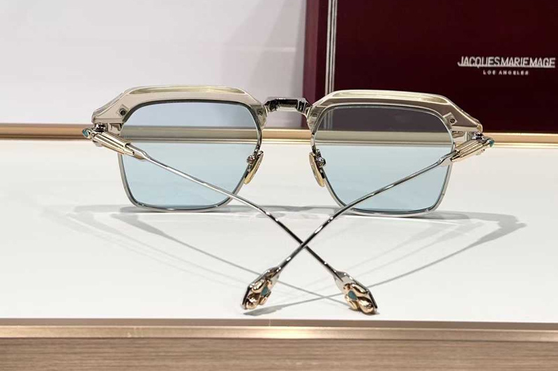 Worland Sunglasses Transparent Silver Blue