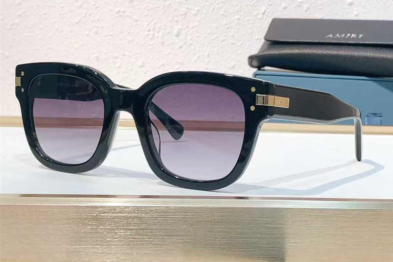 XA41763 Sunglasses Black Gradient Purple