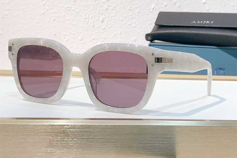 XA41763 Sunglasses White Purple