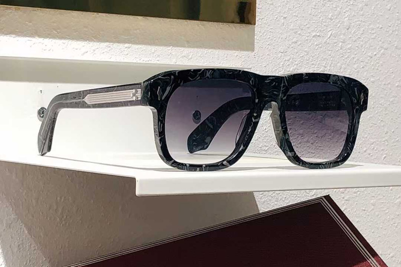 Yves Sunglasses Black Gray Gradient Gray