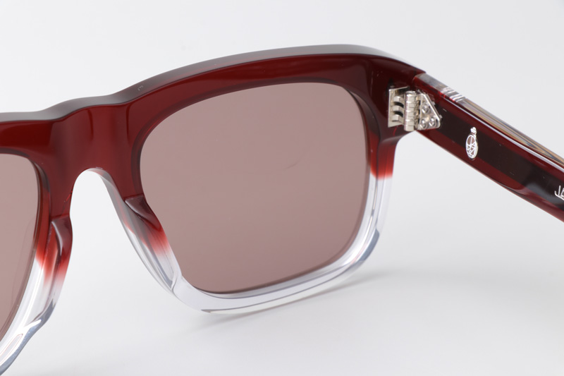 Yvesi Sunglasses Red Transparent Pink