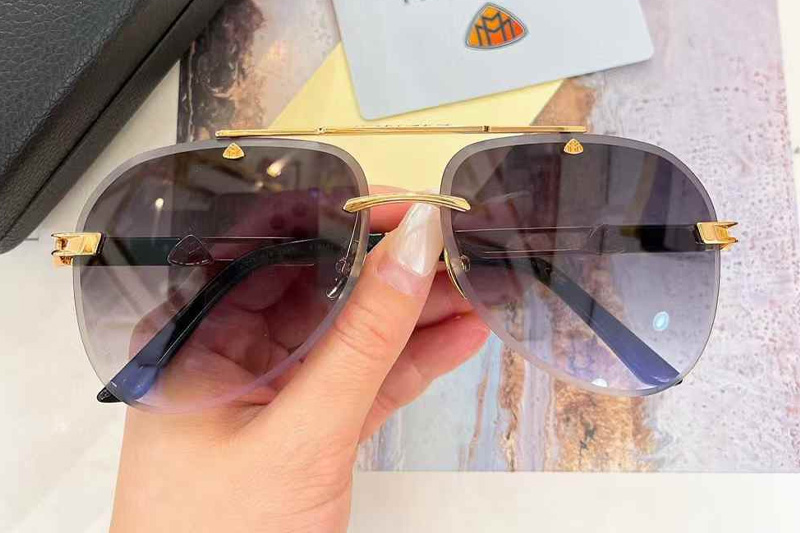 Z087 Sunglasses Gold Gradient Gray
