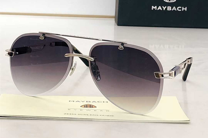 Z087 Sunglasses Silver Gradient Gray