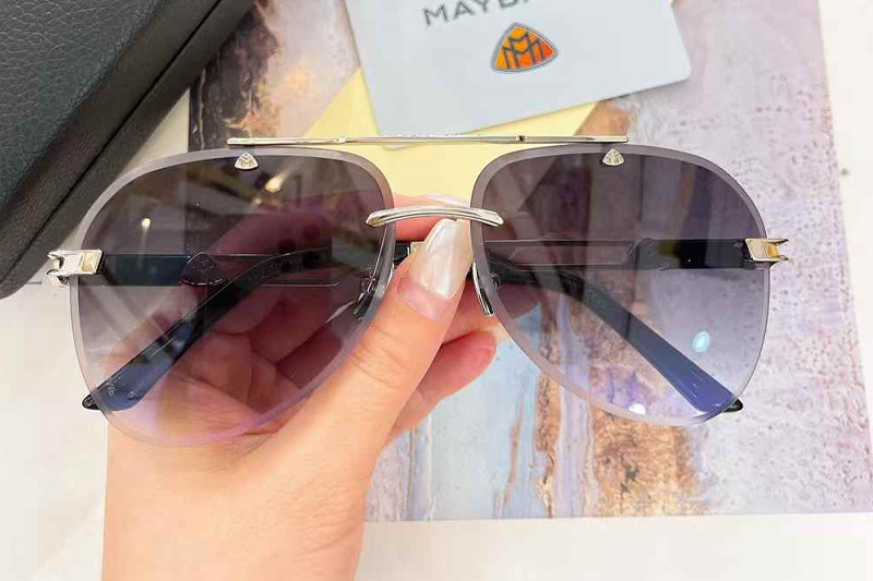 Z087 Sunglasses Silver Gradient Gray