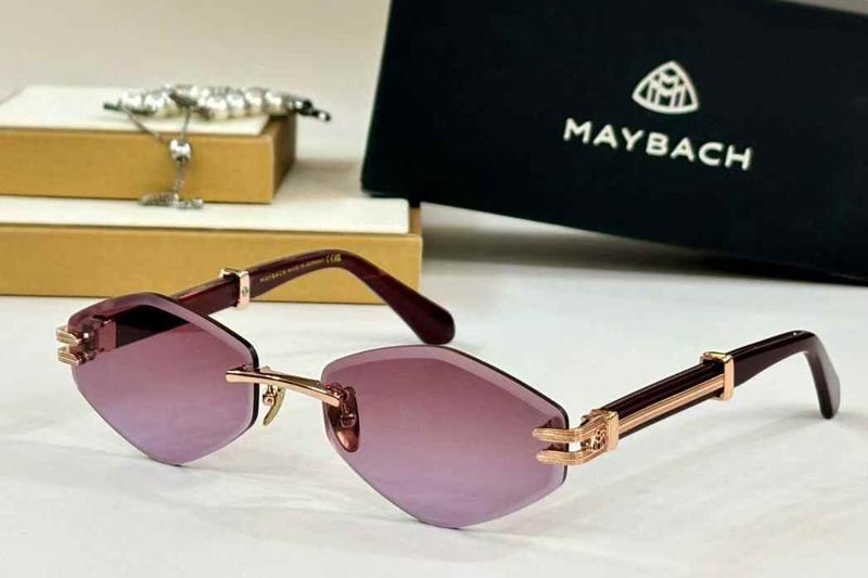 Z106 Sunglasses Gold Gradient Purple