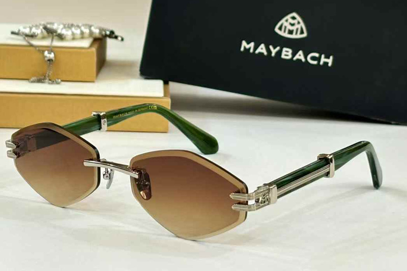 Z106 Sunglasses Silver Gradient Brown