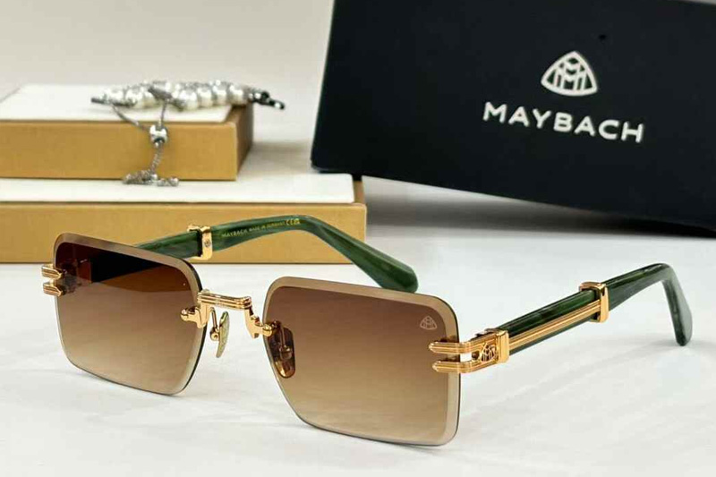 Z107 Sunglasses Gold Gradient Brown