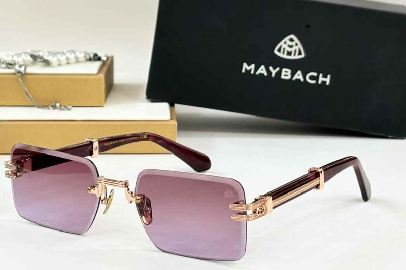 Z107 Sunglasses Gold Gradient Purple