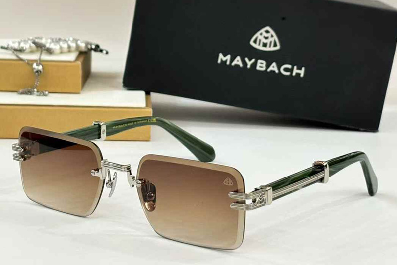 Z107 Sunglasses Silver Gradient Brown