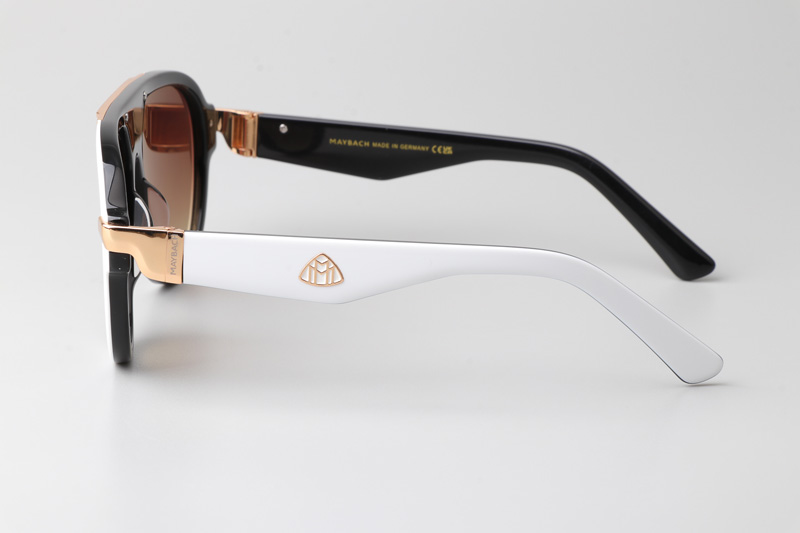 Z116 Sunglasses White Gradient Brown