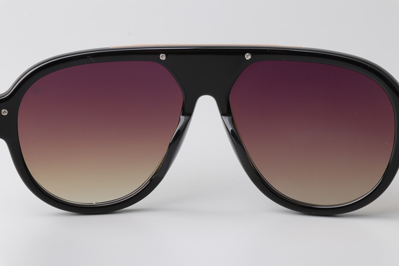 Z116 Sunglasses White Gradient Brown