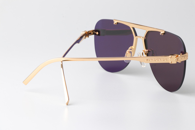 Z1261E Sunglasses Gold Gray