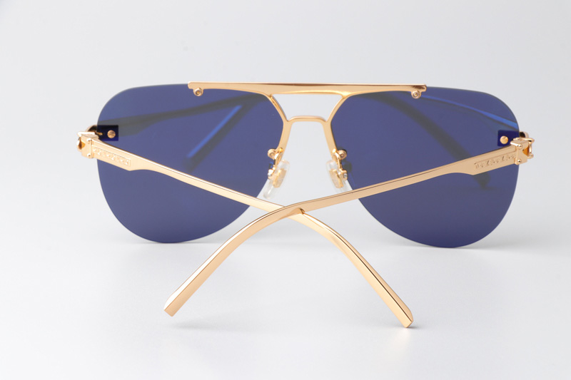 Z1261E Sunglasses Gold Gray